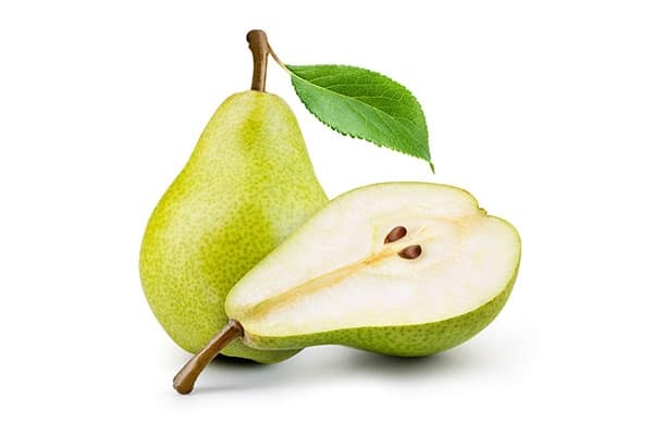 Pear isolated